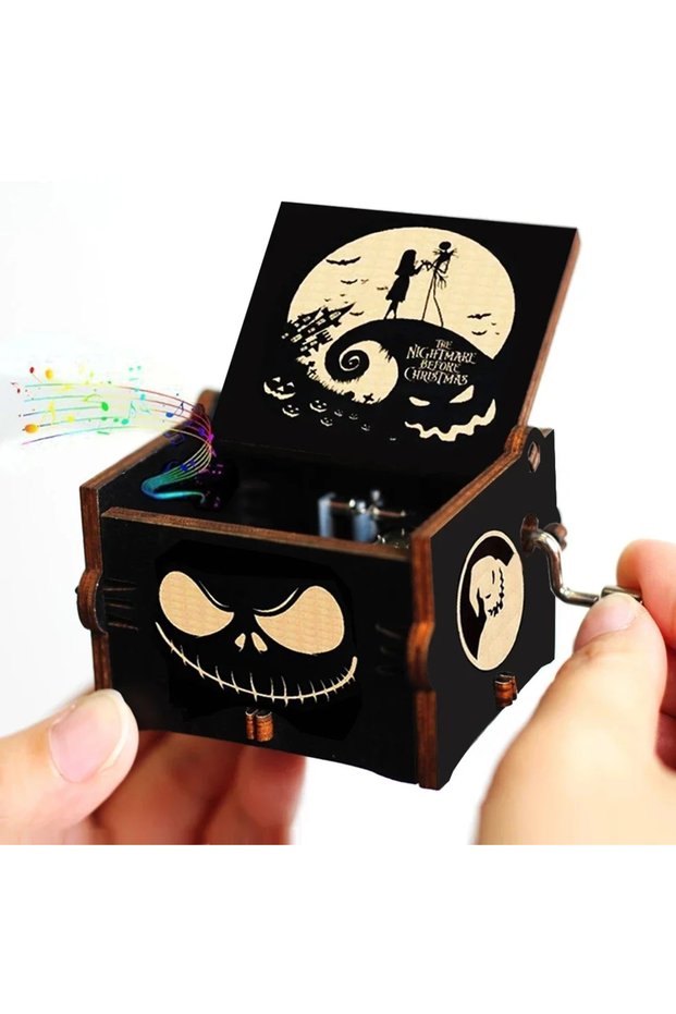 Bandai M05 Many Anime styles Music Box Wooden Antique carved Wooden Hand Crank Music Box Classic Th