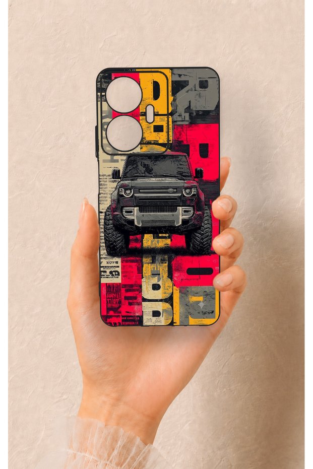 Realme C55 Compatible Defender Truck Patterned Silicone Case