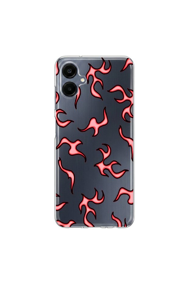 Samsung Galaxy A06 Compatible Wallpaper 4 Design Transparent Case