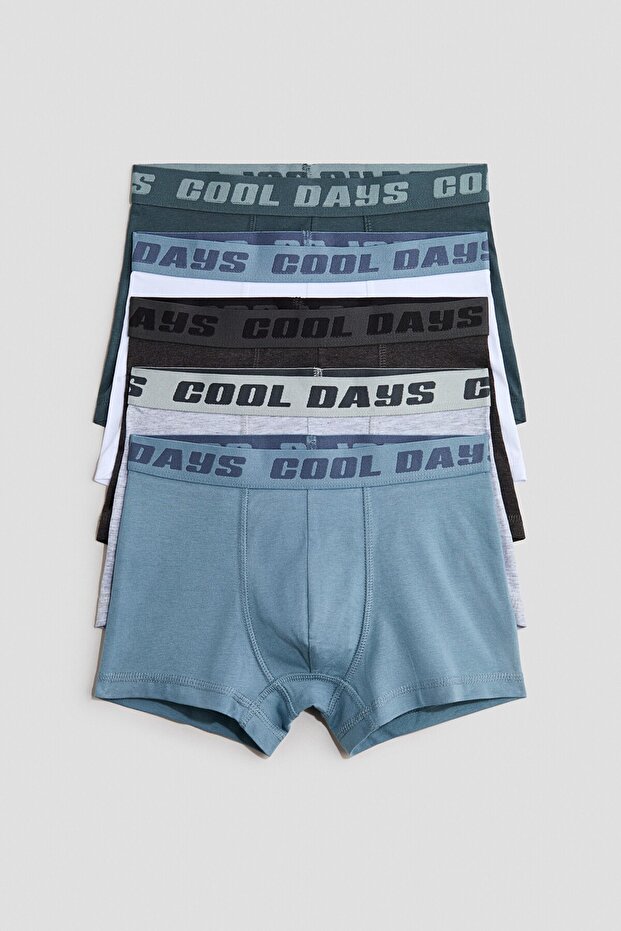 5'li Pamuklu Boxer Şort