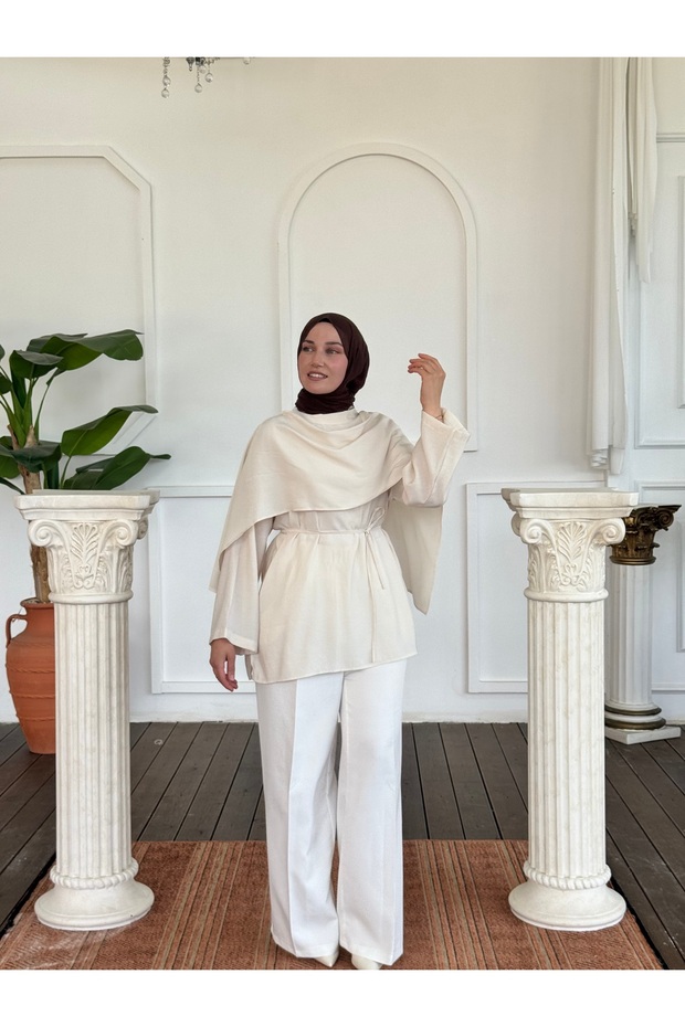 Aura Cape Blouse