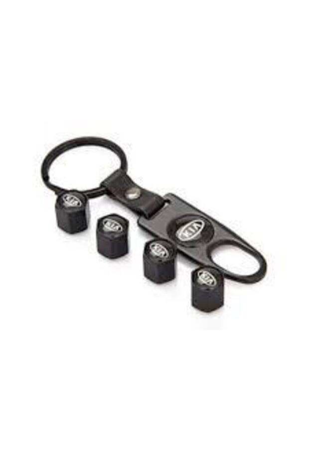 Kia Metal Valve Cover and Keychain Set