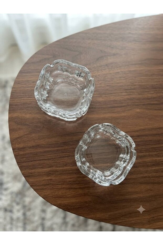 Kar72 Stylish Glass Ashtray (Set of 2)