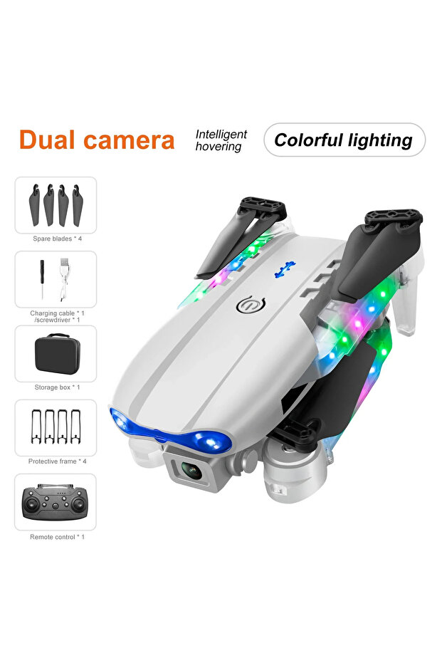 E99D Gray DualC 1B Foldable E99 K3 Pro HD 4K Drone With Dual Camera WIFI Aerial Photography RC Quadc