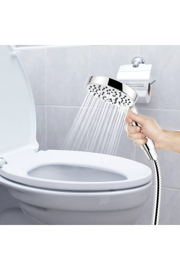 Shower - High-Pressure Handheld Showerhead - Hard Water High Pressure3 Spray