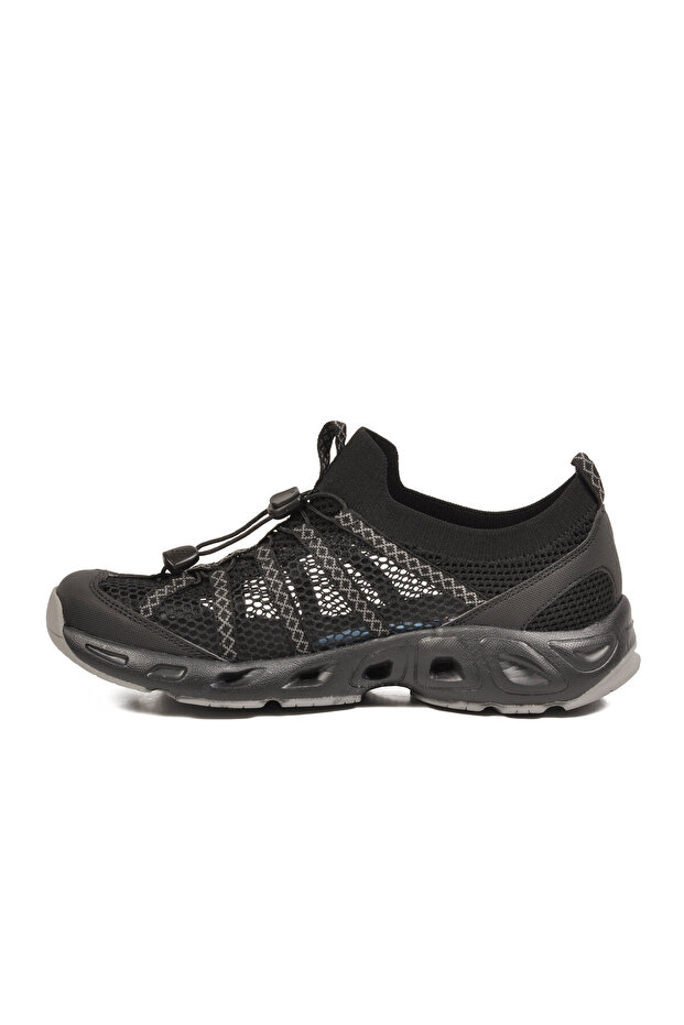 Black Men's Sea and Outdoor Shoes Quick-Drying Mesh Memory Foam E456 m
