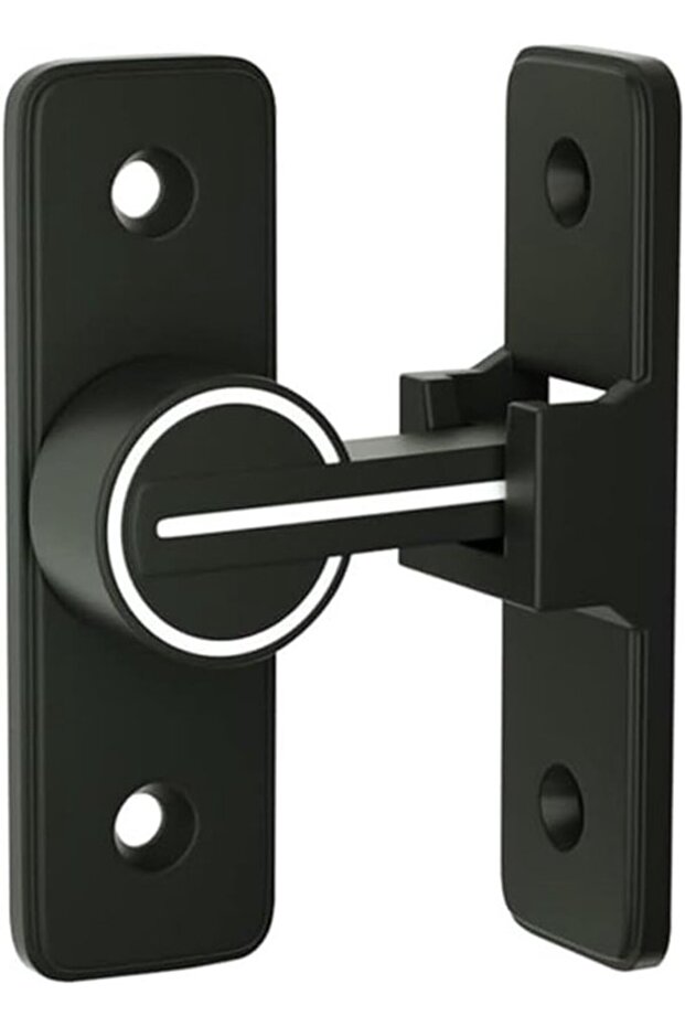 2pc Lightweight 90-Degree Stainless Steel Sliding Door Hook Latches & Latch Locks
