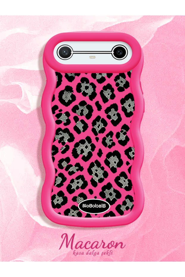 Tecno Spark Slim/Pova Slim Compatible Wavy Frame Leopard Print High Quality Silicone Case