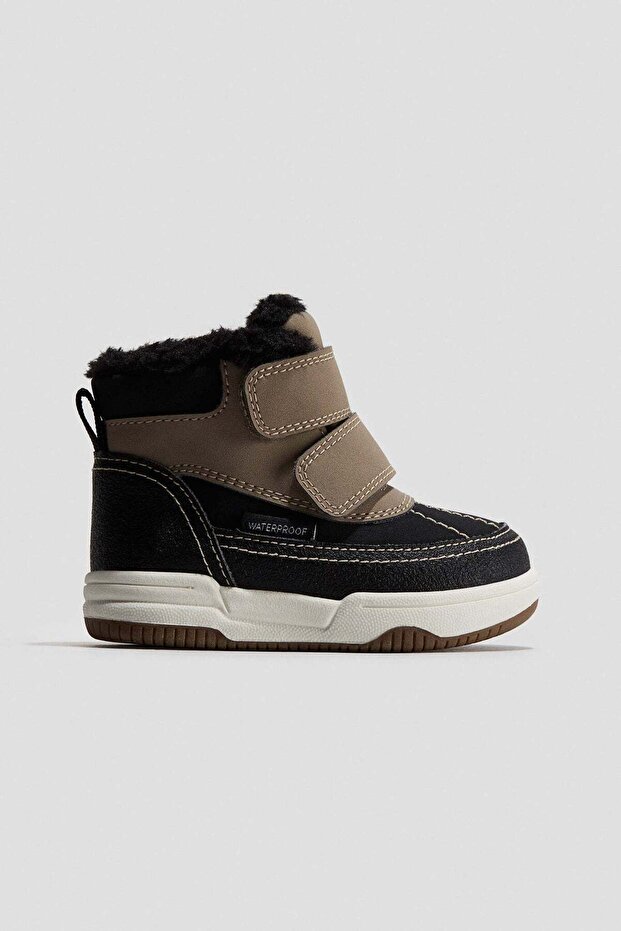 Waterproof hi-top trainers