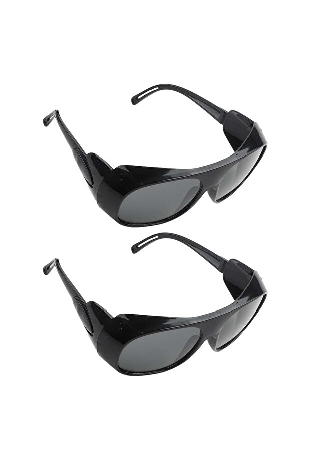 Two pairs of welding goggles, automatic light-changing welding safety goggles, anti-glare welding safety equipment.