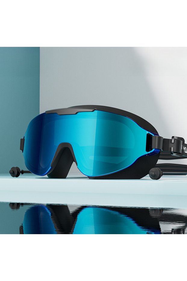 One piece of swimming goggles is essential - It offers ultra-clear vision - anti-fog protection - & UV protection - For adults - men