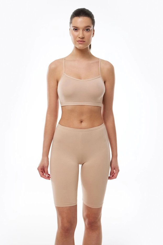 Malabadi Women's Skin Color Over-The-Knee Modal Tights 112