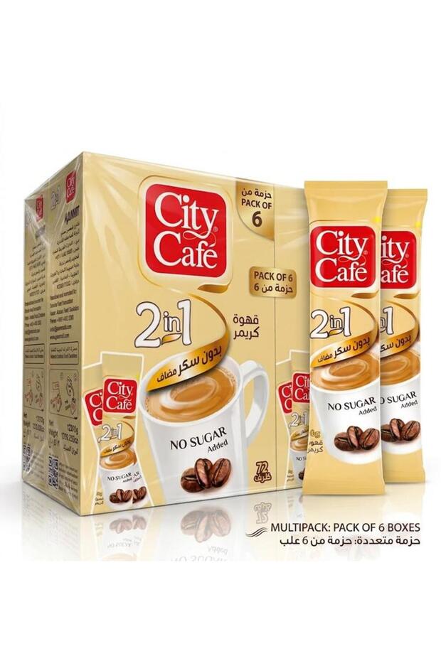 City Café 2-in-1 Instant Coffee 12x10g (Pack of 6 Pcs)