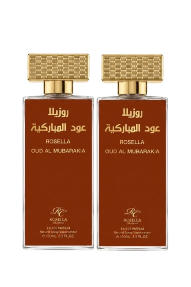 قطعتان من عطر العود المباركية 100 مل
