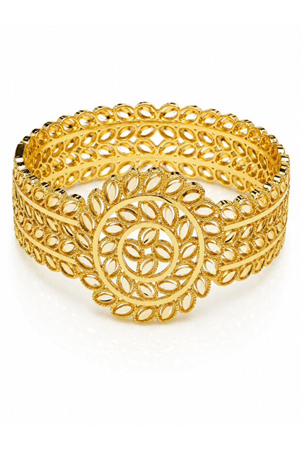 Gold-Tone Cuff Bracelet – Design 33