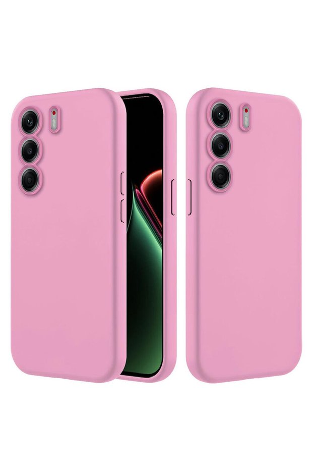 جراب TECNO Camon 40 Pro المخملي القابل للمسح والمتوافق مع الهاتف، باللون الوردي