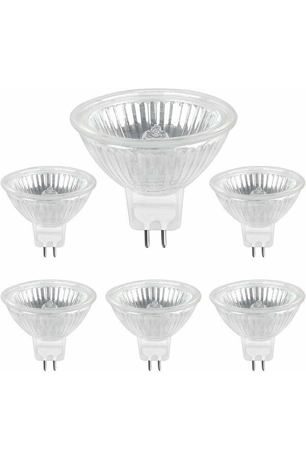 6 GU5.3 35W 12V MR16 halogen.