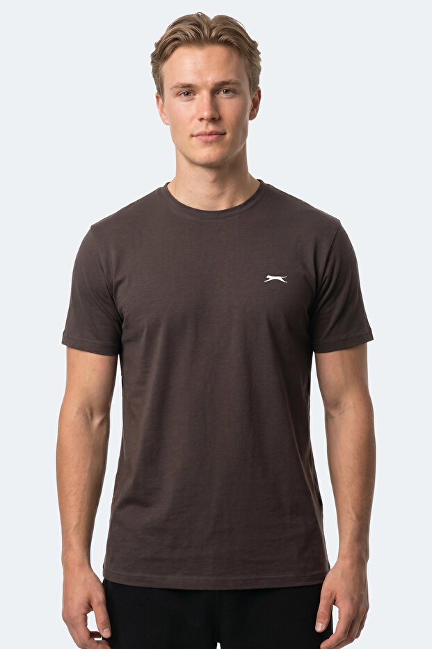 Rosalva in Men's Dark Brown T-Shirt