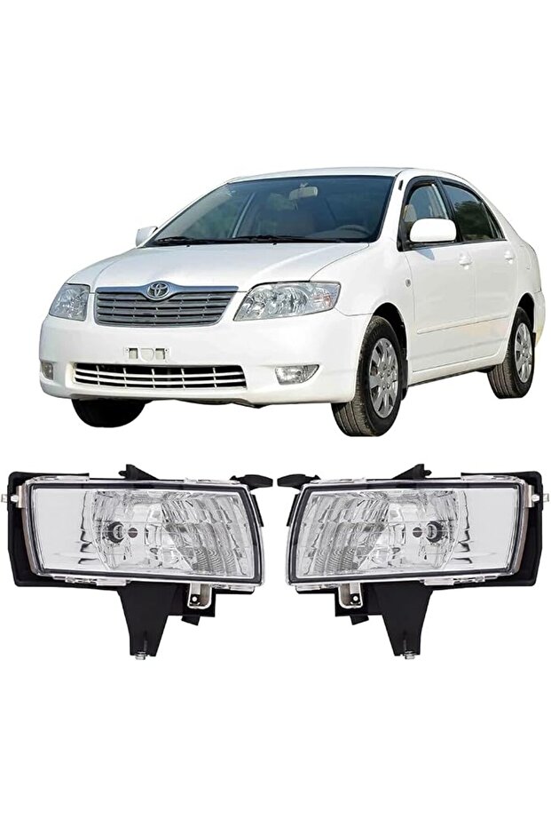 أضواء ضباب لسيارة كورولا 2005-2006 شفافة قطعتين TY052