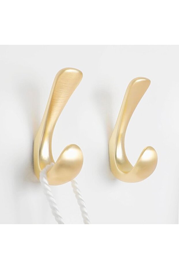 hooks hooks towel bathroom bathroom gold brushed Two- suitable towels bathrobes bath towels modern gold towel hooks