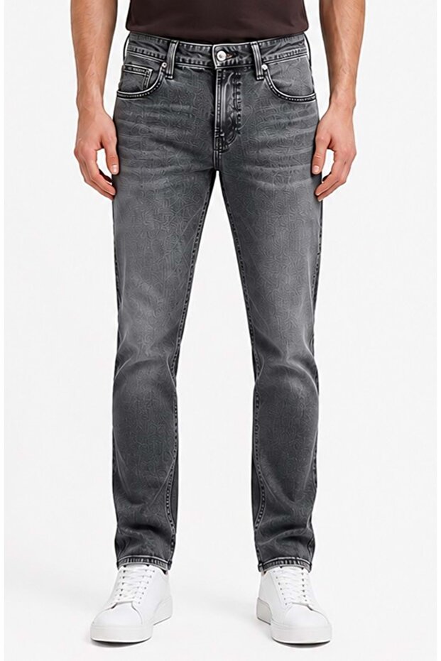 M00351A4005 Marcus Dolphin Grey Classic Comfort Jean Pants Men's Jeans Pants Gray