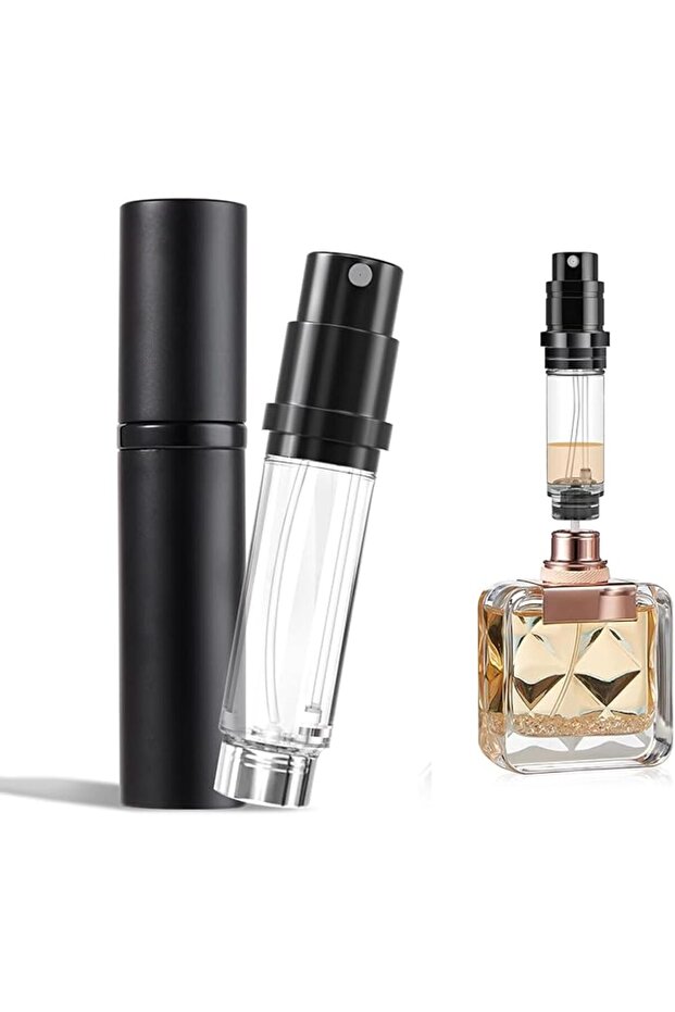 بخاخ عطر قابل لإعادة التعبئة، زجاجة عطر محمولة للسفر، مانعة للتسرب، سعة 5 مل صغيرة الحجم