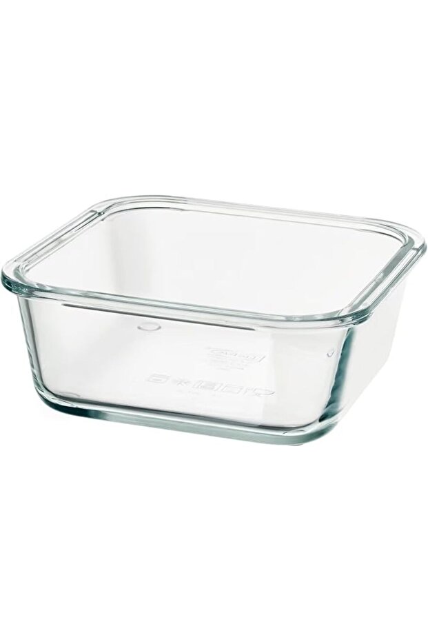 Food Storage Container, Square Shape, 600 ml, with Lid, square/plastic