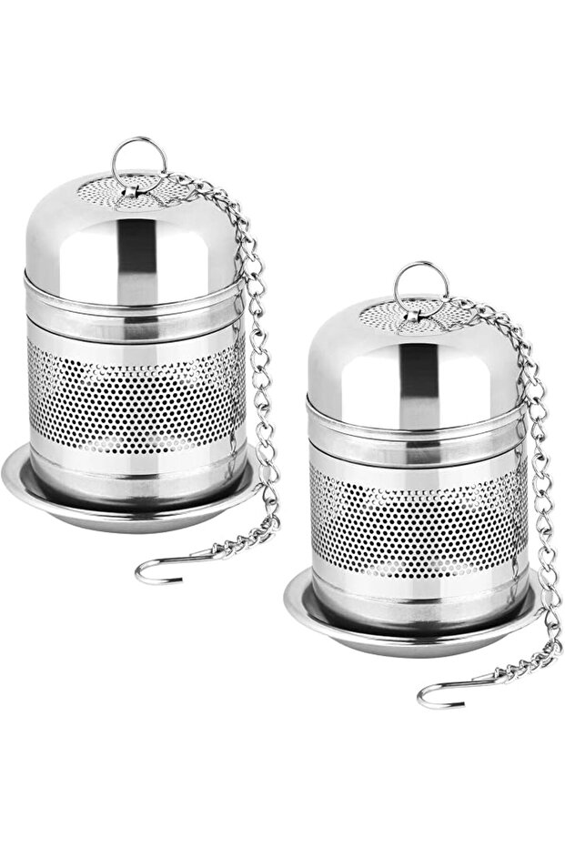 2PCS Tea Infuser Strainers, 304 Stainless Steel Extra Fine Mesh Strainers for Loose Leaf Tea