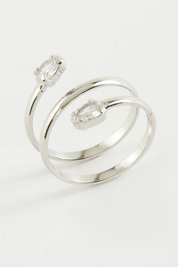 Oval Zircon Stone Ring
