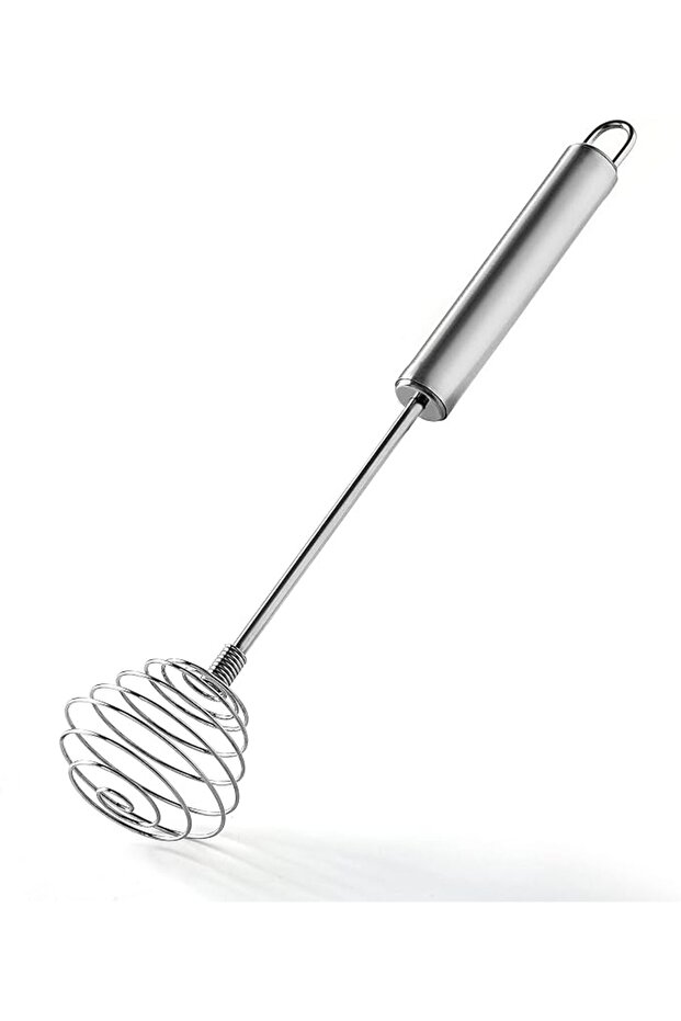 Stainless Steel Spring Coil Whisk, Hand Kitchen Whisk for Beating Eggs, Whipping Cream, Mixing Sauce