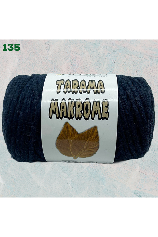 Tarama Macrame 5 mm - 135 Navy Blue