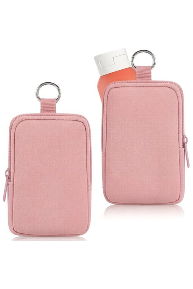 Storage bag set 2pc black 11.93x7.87cm travel.