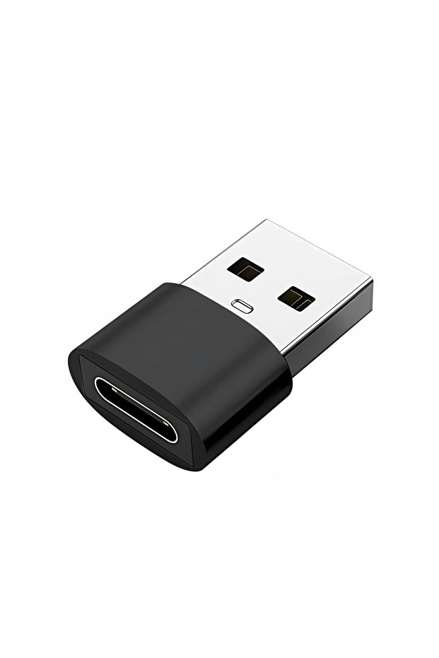 Black2.0 1piece OTG USB 3.0 to Type C Adapter USB 2.0 Male to Type C Female Fast Charging Data Trans