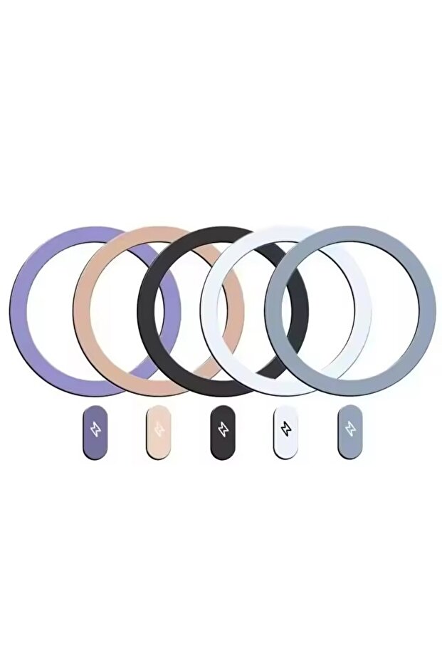 5 Mixed 1/5PCS Magnetic Sticker Metal Ring for Magsafe Wireless Charging Circle Charge Disk Magnet S
