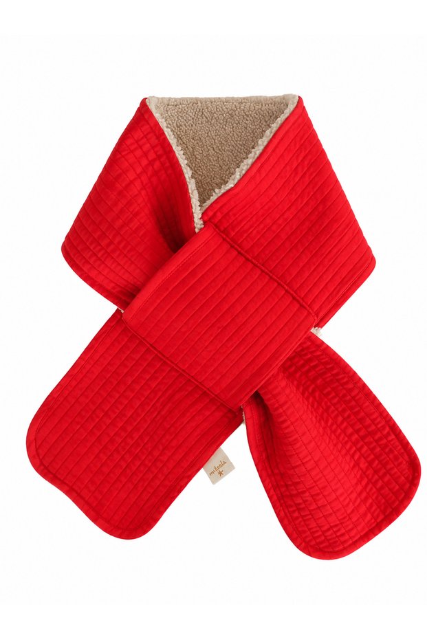 Double-Sided Quilted Scarf (Plush Lined)