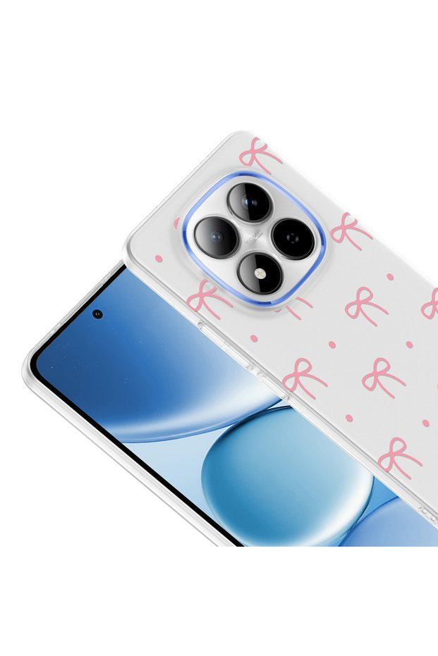 غطاء بمشبك متوافق مع هاتف Xiaomi Redmi Note 15 Pro مع حماية للكاميرا ونمط مميز