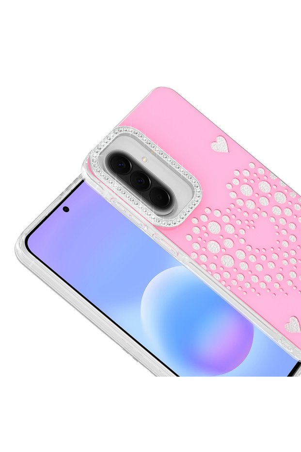 Compatible Rivas Hard Pc Cover for Samsung Galaxy S25 Fe Case Drop Stone