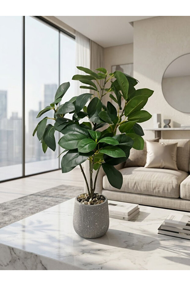 Artificial Plant in a Pot, 50cm High Interior Home Decor