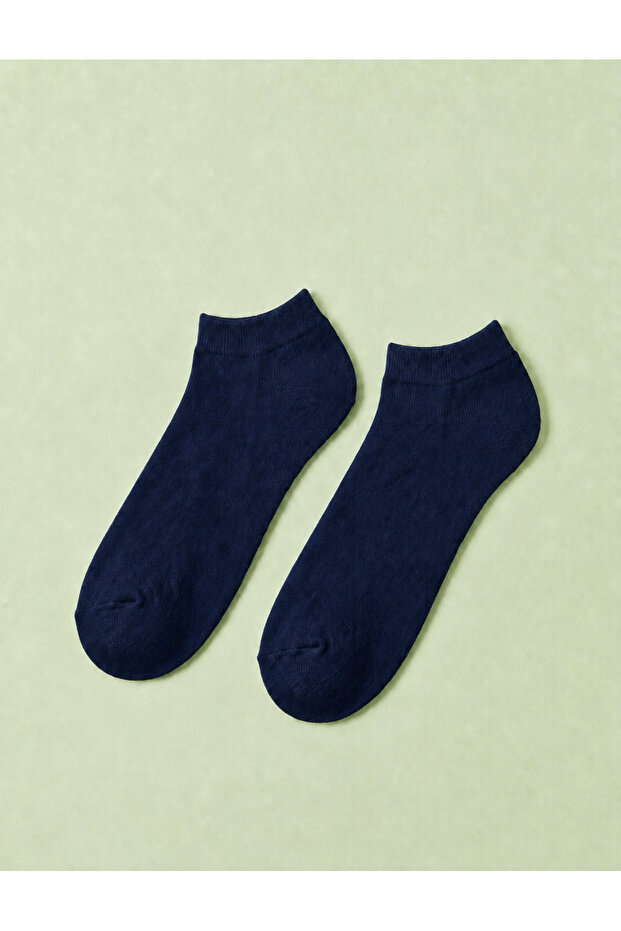 Carnaval Navy Blue Bamboo Unisex Booties Socks