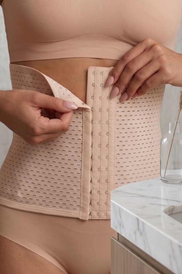 Skin Color Postpartum Maternity Corset Waist Band