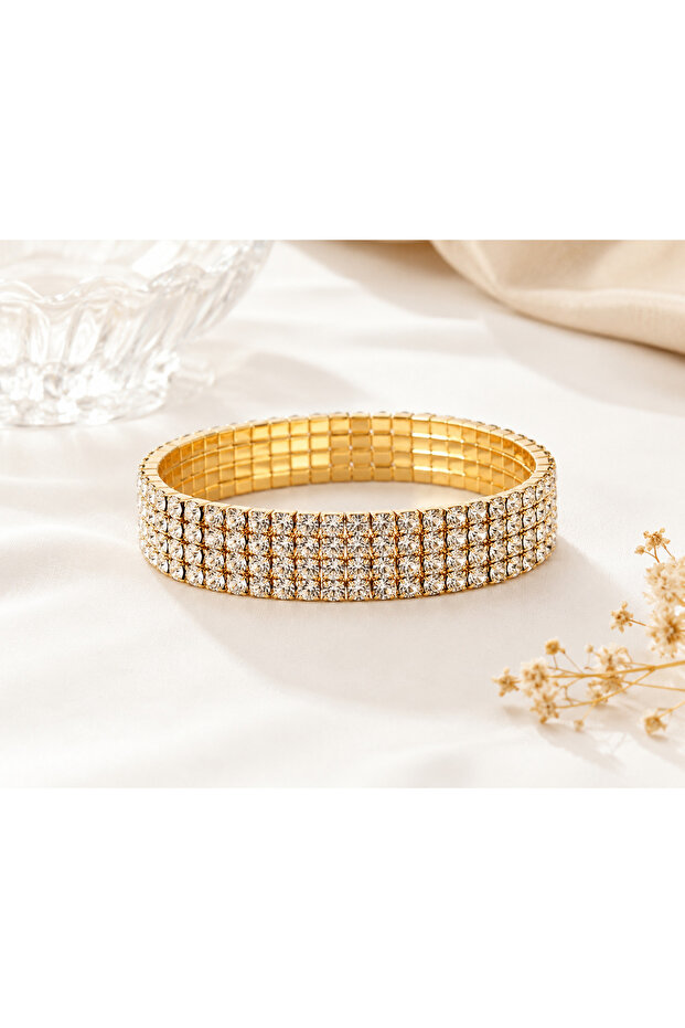 Four Rows of Stone Chain Xuping Flexible Vip Premium Bracelet