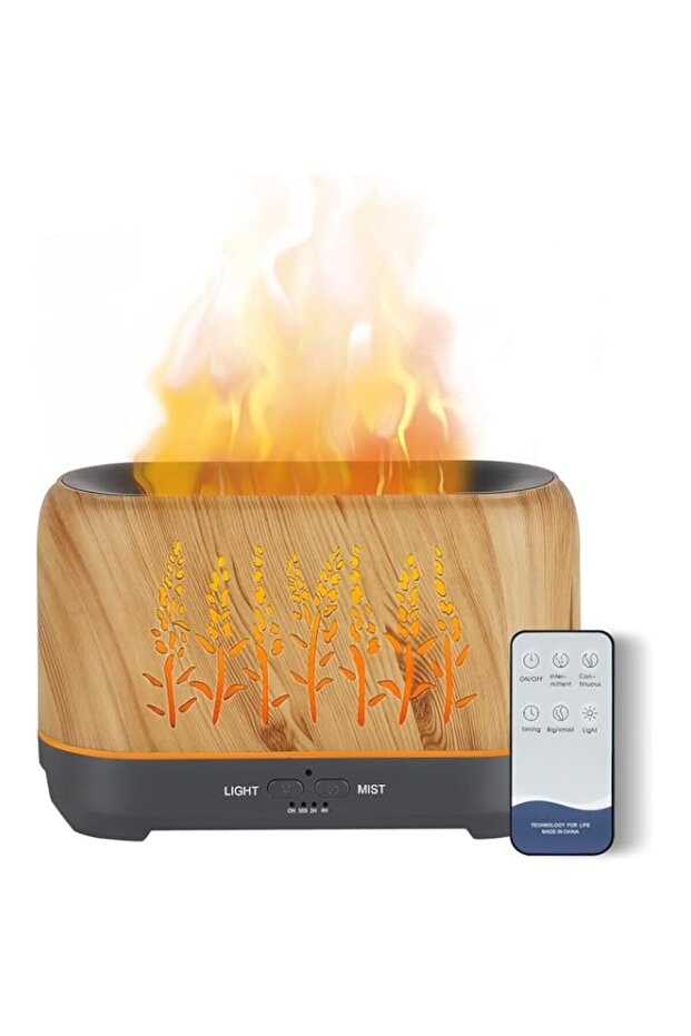 Essential Oil Diffuser, Waterless Diffuser, Essential Oil Nebulizer, 200ml Ultrasonic Flame Oil Diffuser, 3 Mist Mode 4 Timer Up to 12H of Continuous Aroma, Auto-Off Diffusers, for Home Cars Office
