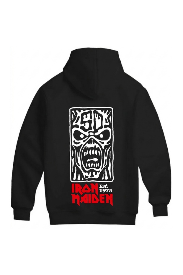 Iron Maiden Printed Unisex Oversize 100% Cotton Sweatshirt