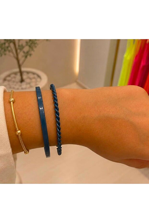 Double Blue Bracelet Set