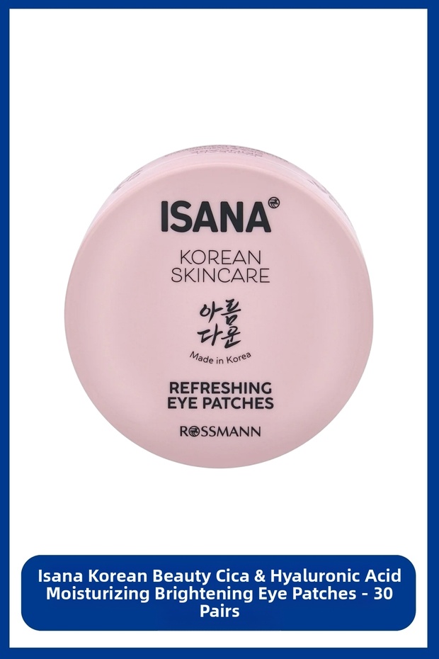 Korean Beauty Cica&Hyaluronic Acid Intensive Moisturizing Brightening Under-Eye Hydrogel Pads - 30 Pairs