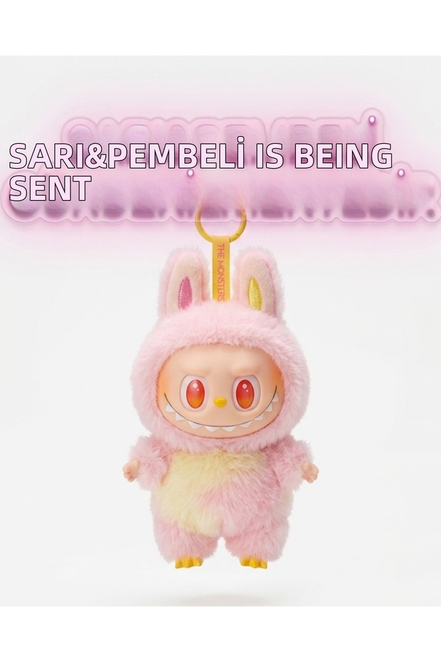 Yellow Pink Labubu Energy Series (Shipped in a Box)