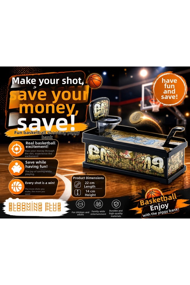 Basketball Piggy Bank