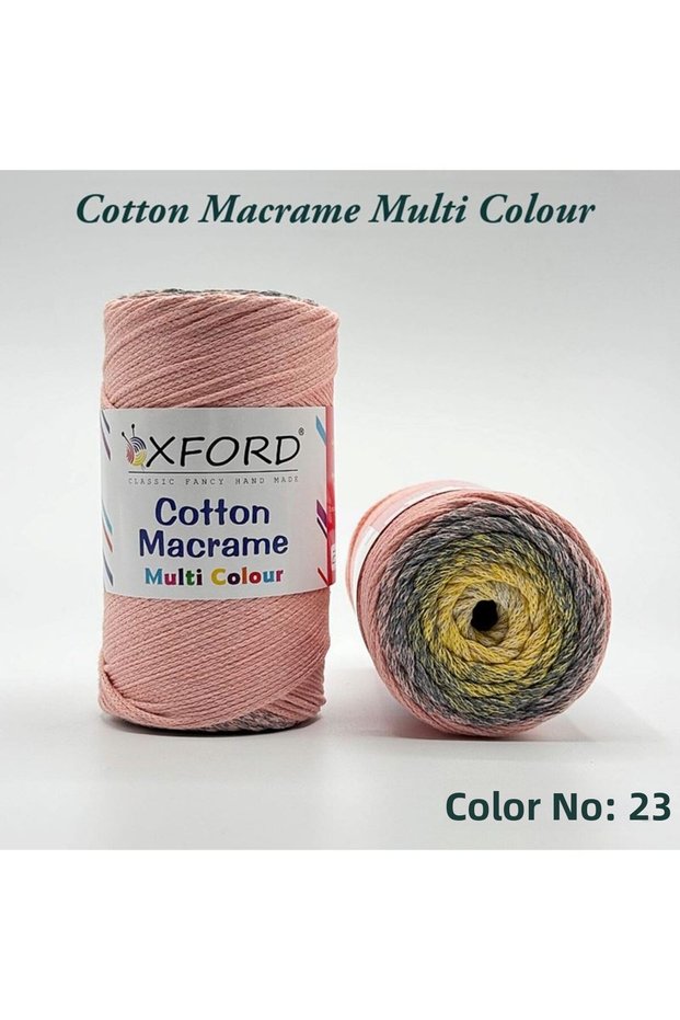 Cotton Macrame Multi Color Color No: 23