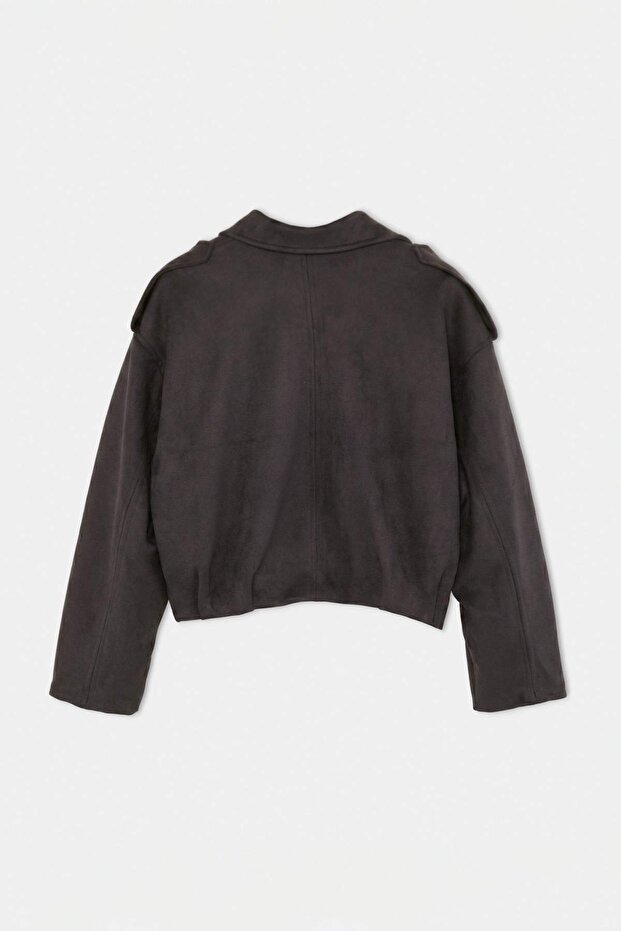Lacivert Oversize Mont TWOAW26MO00125 - 8
