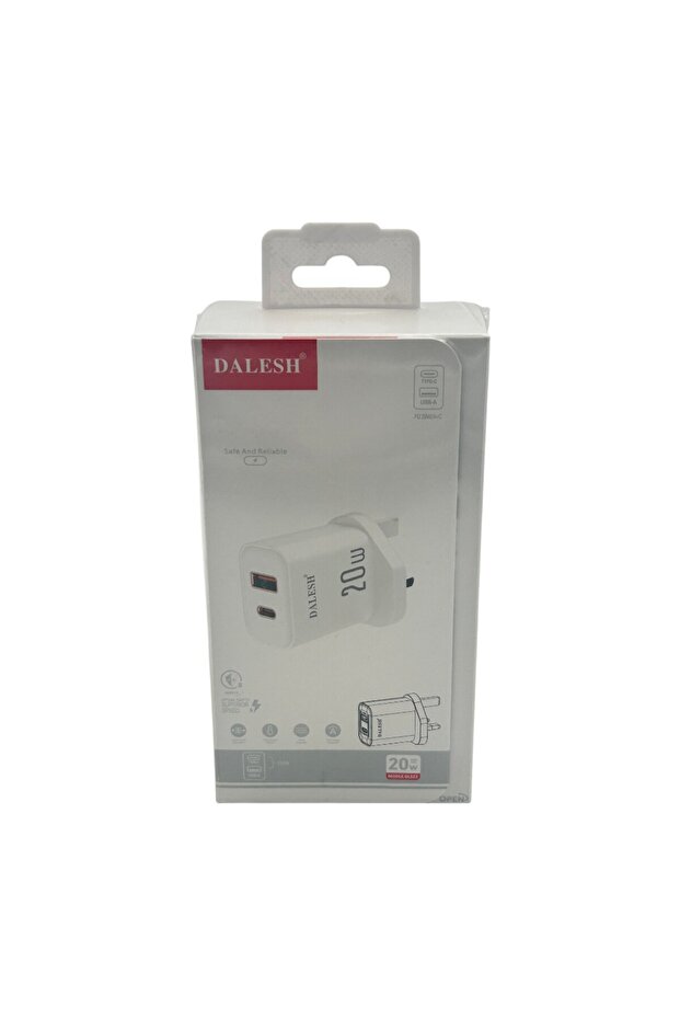 محول طاقة USB للشحن السريع بقدرة 20 واط - شاحن حائط صغير قابل للطي مع حماية ذكية، وشحن سريع، وتوافق عالمي للهواتف الذكية والأجهزة اللوحية وأجهزة USB